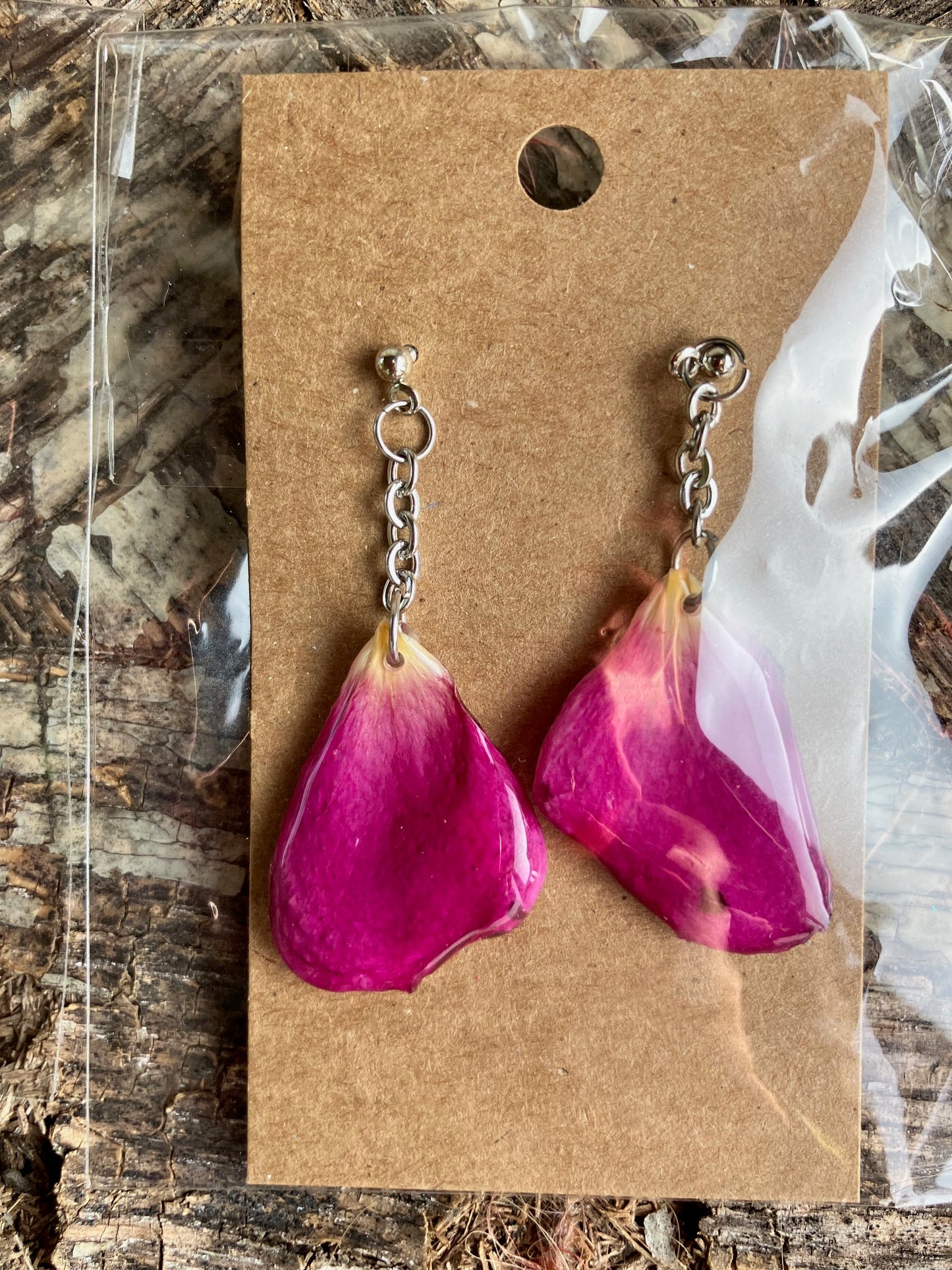 *****NEW***** Butterfly and flower earrings