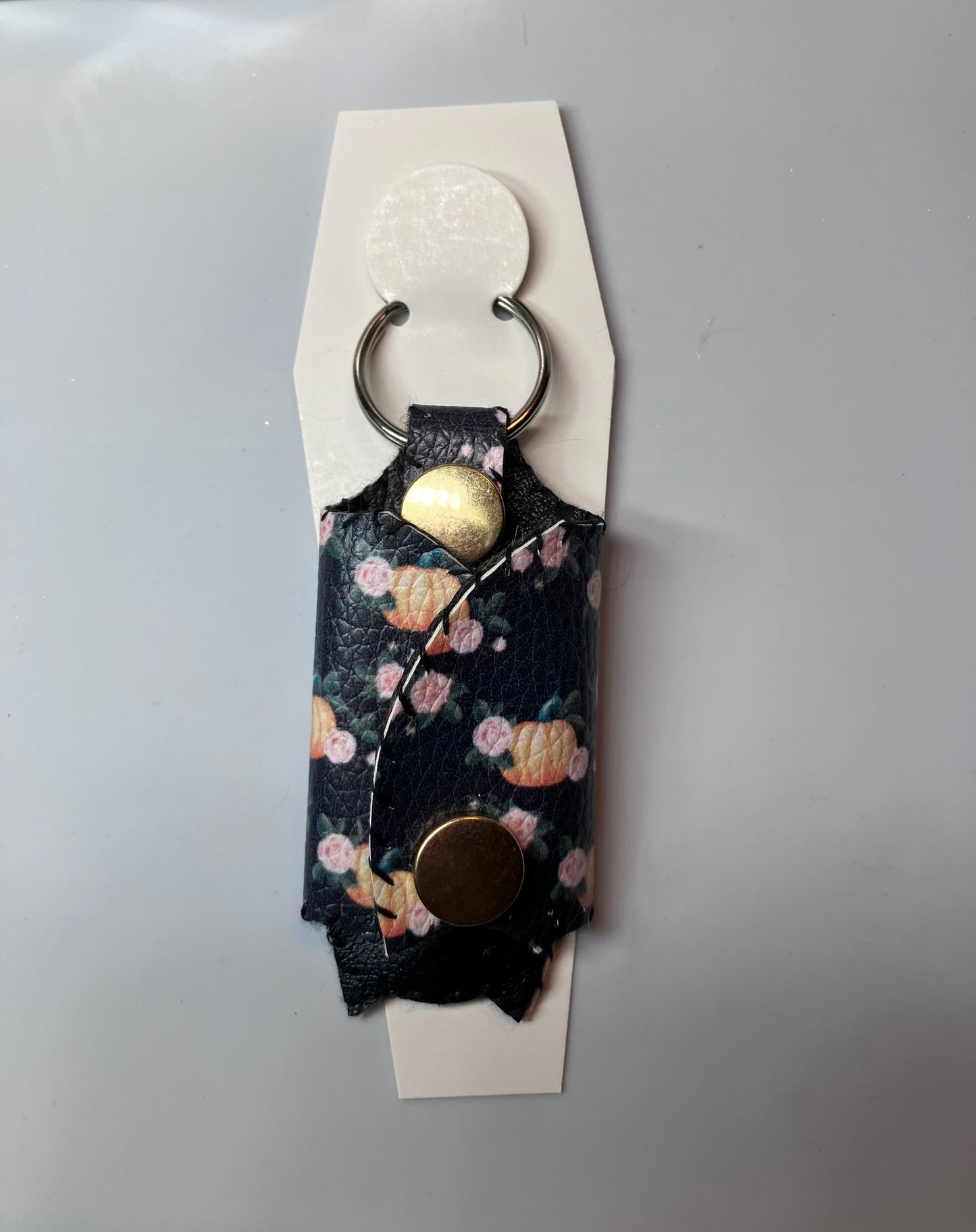 ******NEW****** Bat keyring holder- vegan leather & hand stitched