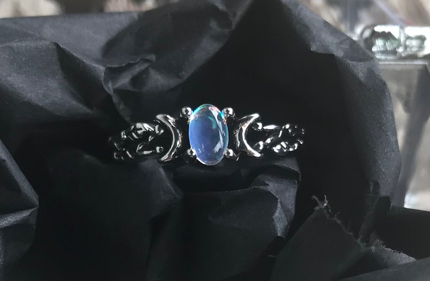 Moonstone ring