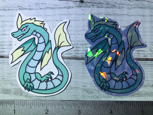 Colorful dragon stickers