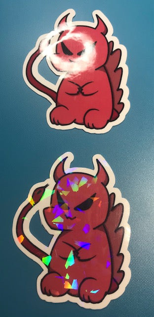 regular or holographic- Monster with snake tail