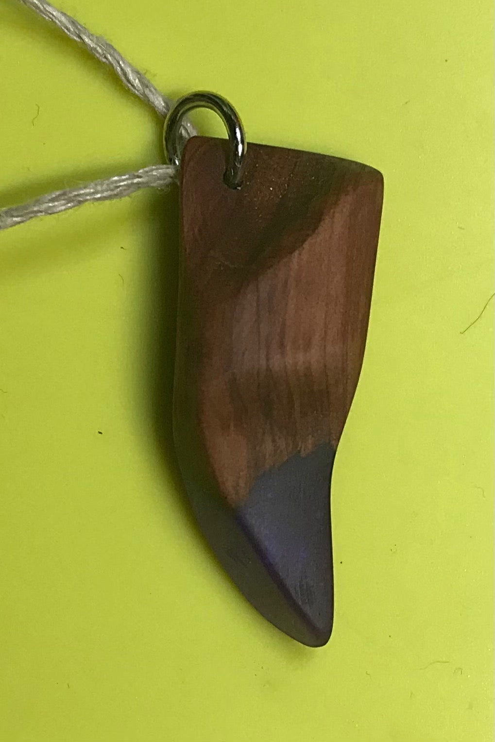 Resin & wood pendants