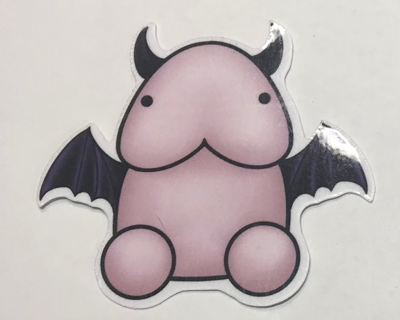 Bat Peen with horns Stickers