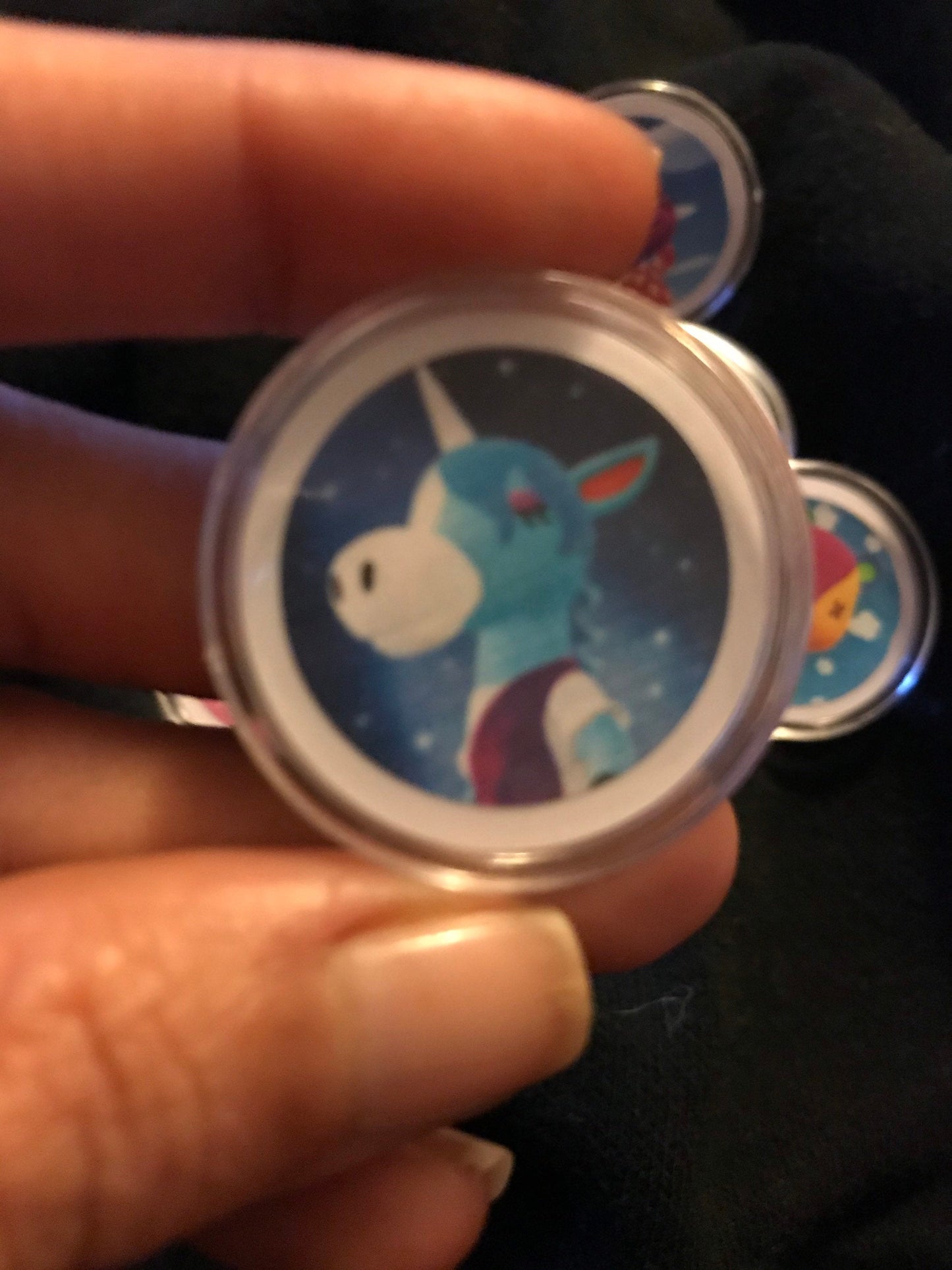 Animal Crossing New Horizons amiibo coins with case