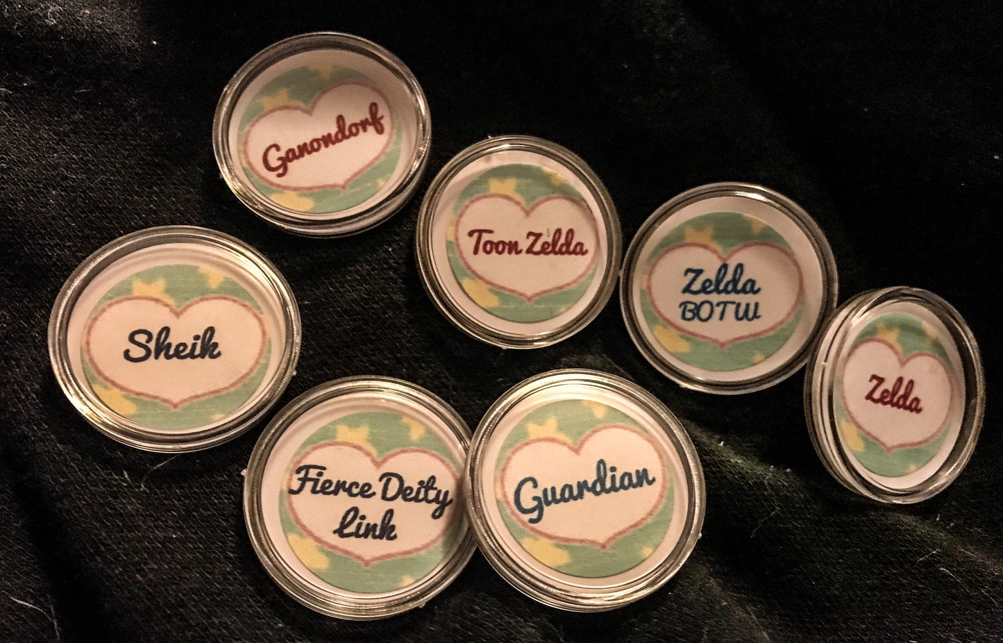 Zelda: Breath of the Wild amiibo coins with case